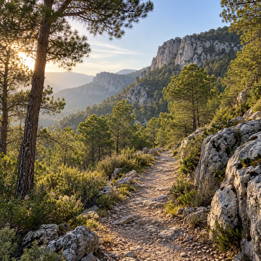 Sendero en la sierra