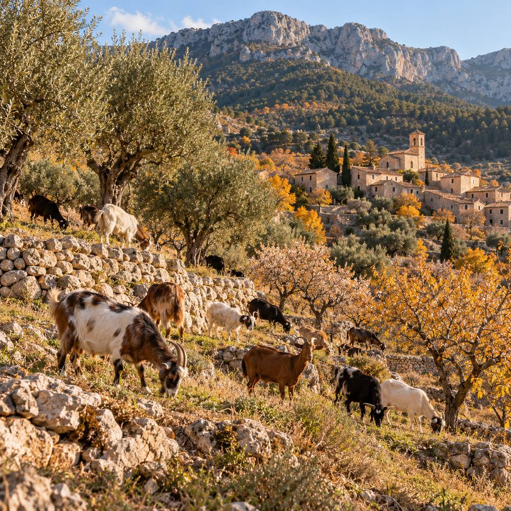 Cabras en la sierra